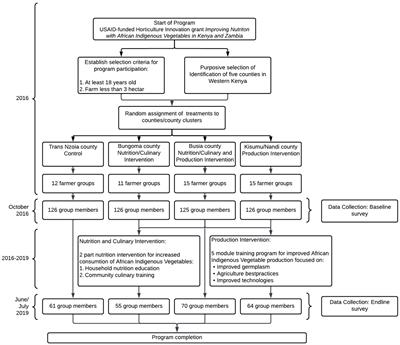 An evaluation of nutrition, culinary, and production interventions using African indigenous vegetables on nutrition security among smallholder farmers in Western Kenya